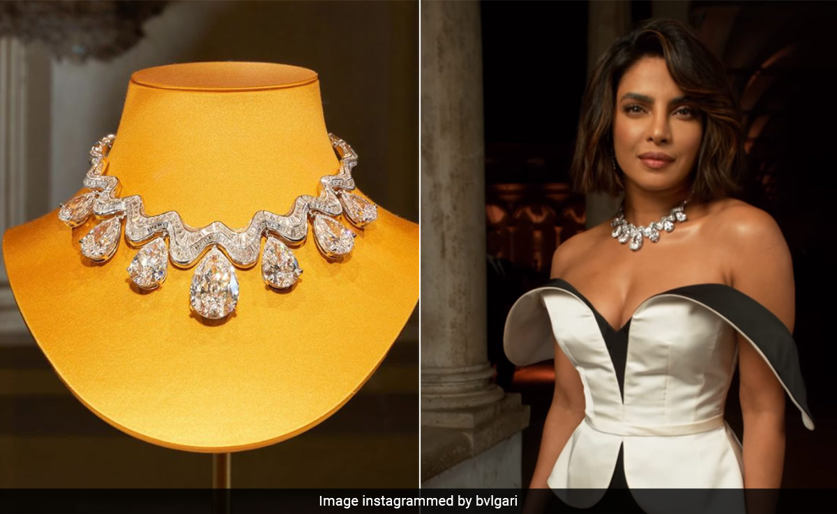 The Necklace Priyanka Chopra Wore To This Rome Event Costs $ 43 Million: Report