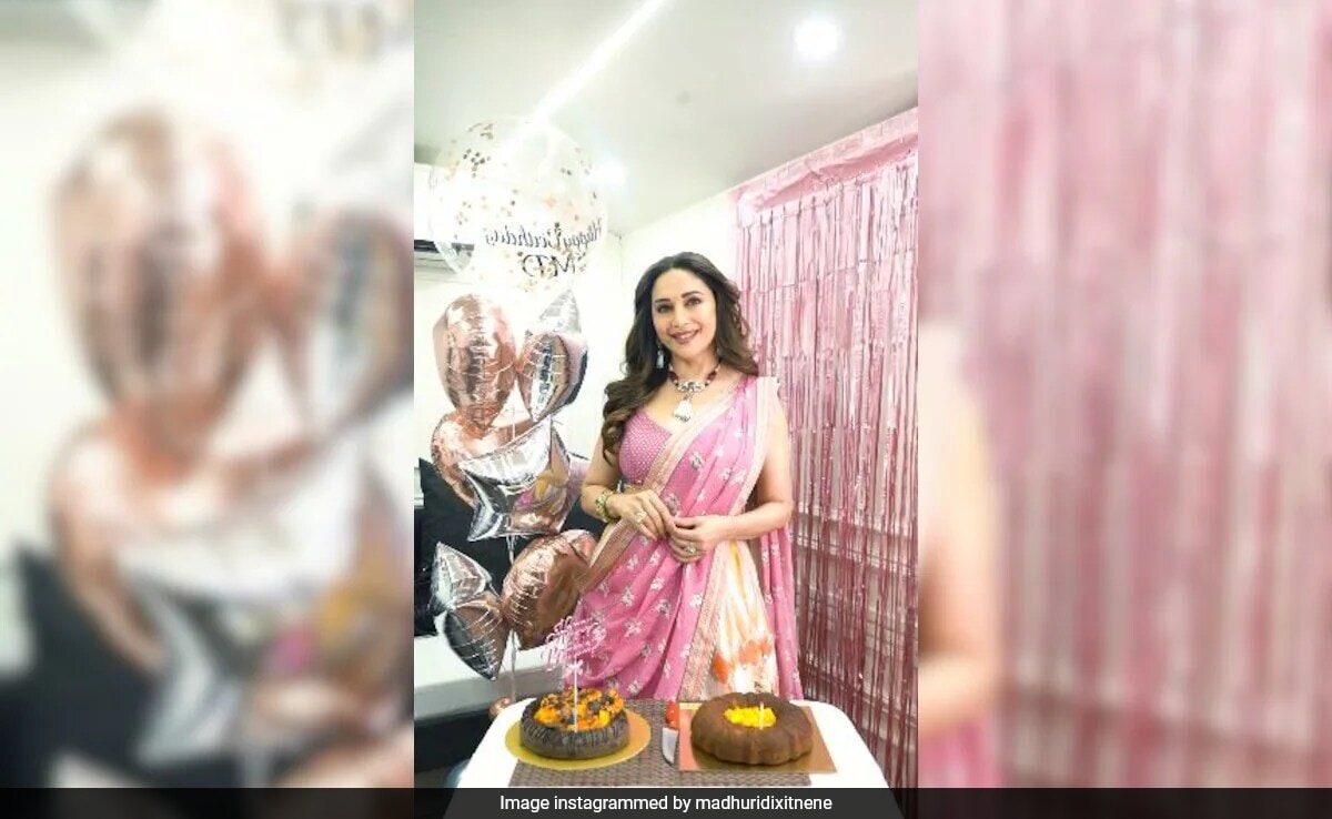 ICYMI: Balloons, Roses And Gifts Completed Madhuri Dixit