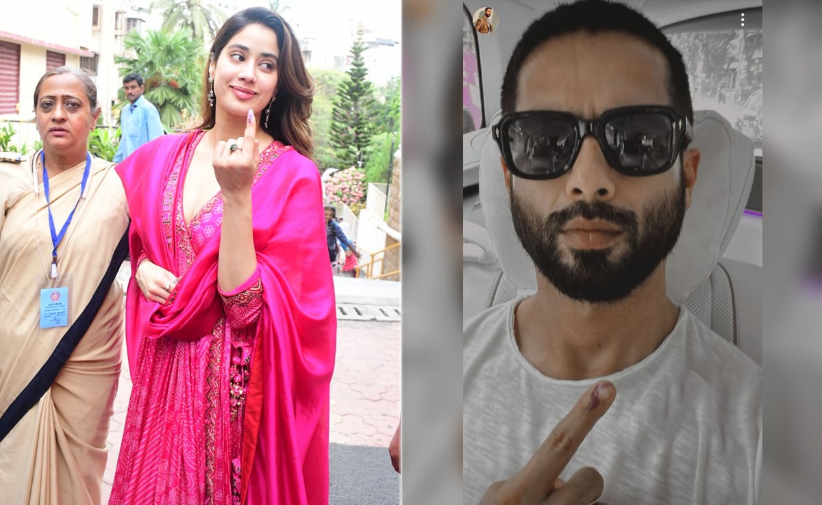 From Shahid Kapoor To Janhvi Kapoor, B-Town Celebrities Cast Their Vote